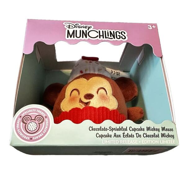 Munchlings Chocolate Sprinkled Cupcake Mickey Mouse Scented Disney - Picture 1 of 4